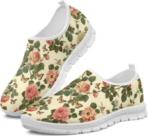 JoyLamoria Slip On Sneakers Unisex Walking Shoes Non Slip Rubber Sole Running Shoes Sneakers Footwear Arch Support
