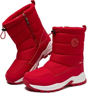 Lausiuoe Snow Boots For Women Waterproof Insulated Non Slip Winter Warm Lining Comfortable Ankle Booties Walking Shoes