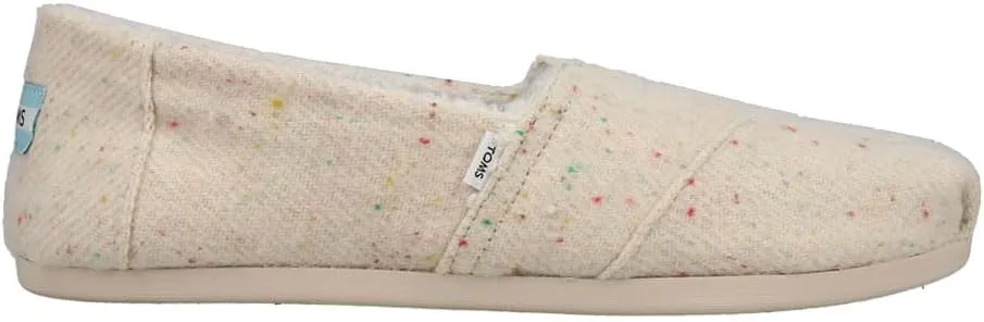 TOMS Womens Alpargata Repreve Slip On Flats Casual - Black