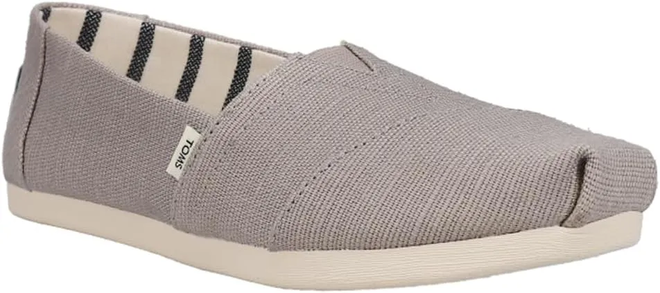 TOMS Womens Alpargata Slip On Flats Casual - Grey
