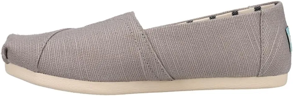 TOMS Womens Alpargata Slip On Flats Casual - Grey
