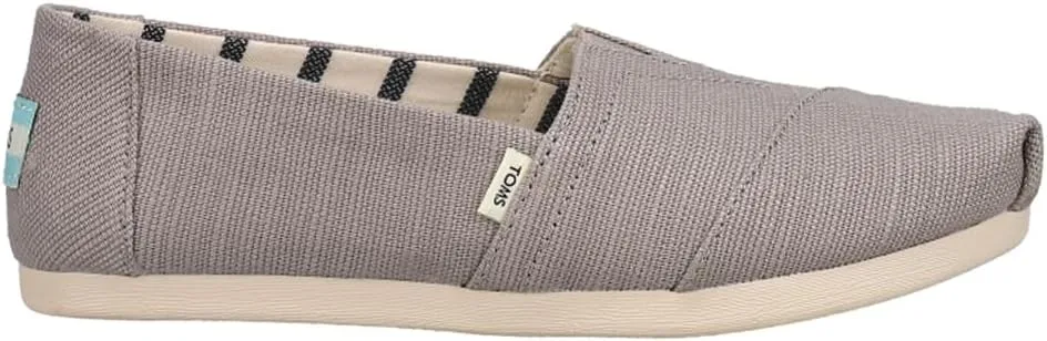 TOMS Womens Alpargata Slip On Flats Casual - Grey